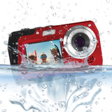 Minolta 48.0-Megapixel Waterproof Digital Camera, Red