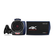 Minolta 4K-Ultra-HD IR Night Vision Camcorder with 16x Digital Zoom, Anti-Shake, Rechargeable Battery, and 16-GB SDHC Card, MN4K25NV, Blue