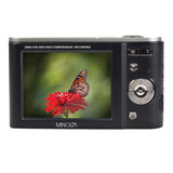 Minolta MND20 16x Digital Zoom 44 MP/2.7K Quad HD Digital Camera, Black