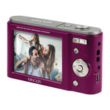 Minolta MND20 16x Digital Zoom 44 MP/2.7K Quad HD Digital Camera, Magenta