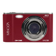 Minolta MND20 16x Digital Zoom 44 MP/2.7K Quad HD Digital Camera, Red
