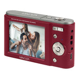 Minolta MND20 16x Digital Zoom 44 MP/2.7K Quad HD Digital Camera, Red