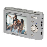 Minolta MND20 16x Digital Zoom 44 MP/2.7K Quad HD Digital Camera, Silver