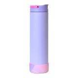 Elemental Iconic Pop Stainless Steel Fidget Water Bottle with Flip-open Sports Cap, 20 Oz., Lilac Tie Dye