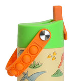 Elemental Core Pop Stainless Steel Water Bottle, 18 Oz., Skater Dinos