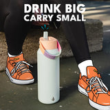 Elemental Core Stainless Steel Water Bottle, 40 Oz., Mint Sorbet