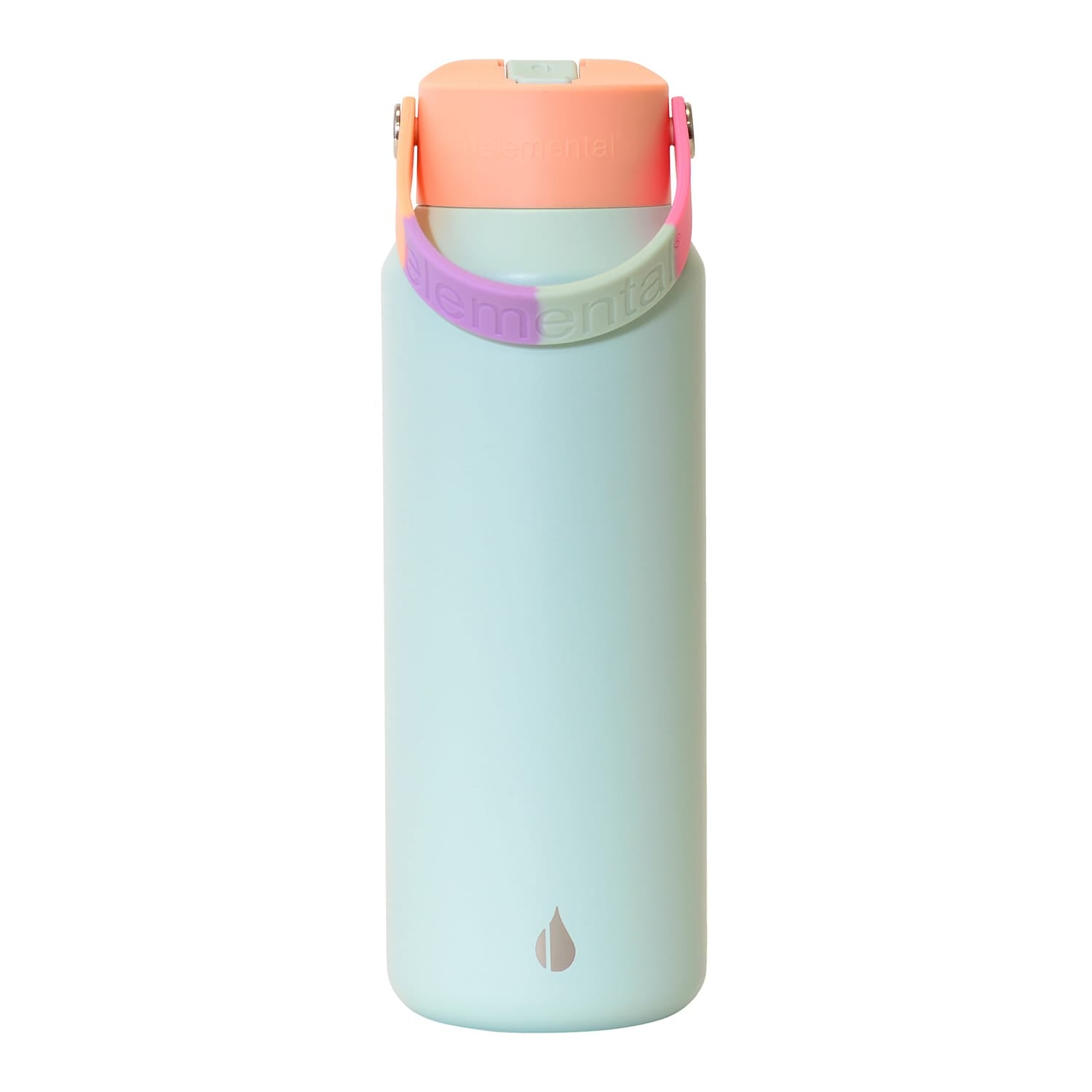 Elemental Core Stainless Steel Water Bottle, 40 Oz., Mint Sorbet