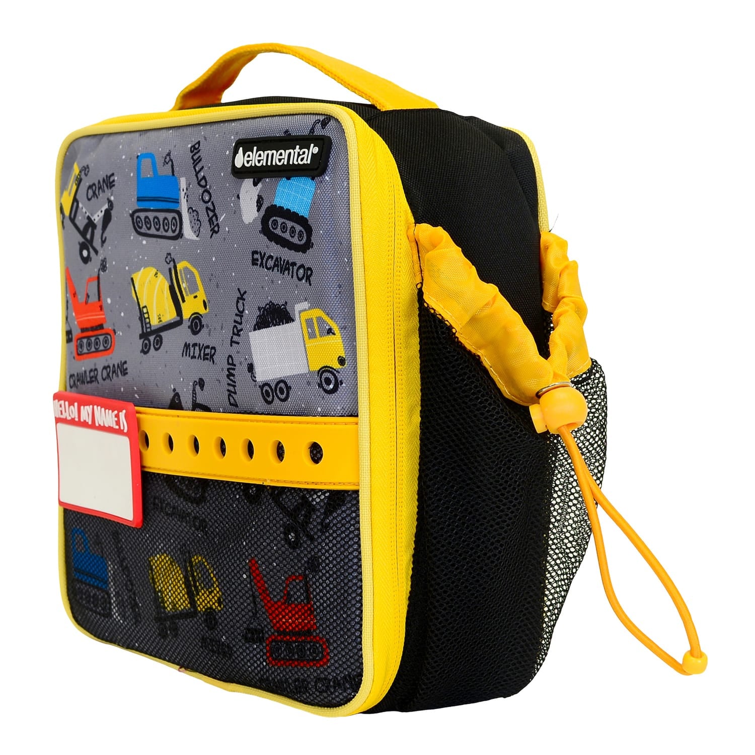 Elemental Chomper Insulated Kids Lunch Bag, Construction