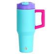 Elemental Commuter Stainless Steel Tumbler, 32 Oz., Blue Tie Dye