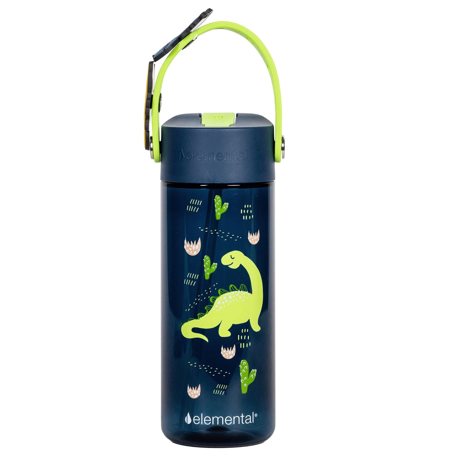 Elemental Splash Charm Tritan Water Bottle, 18 Oz., Dinosaur