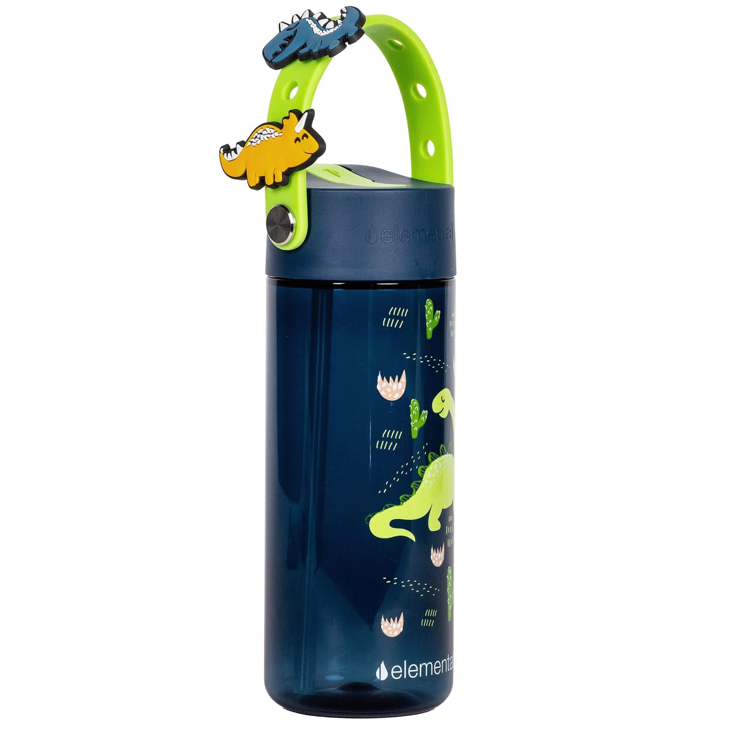 Elemental Splash Charm Tritan Water Bottle, 18 Oz., Dinosaur