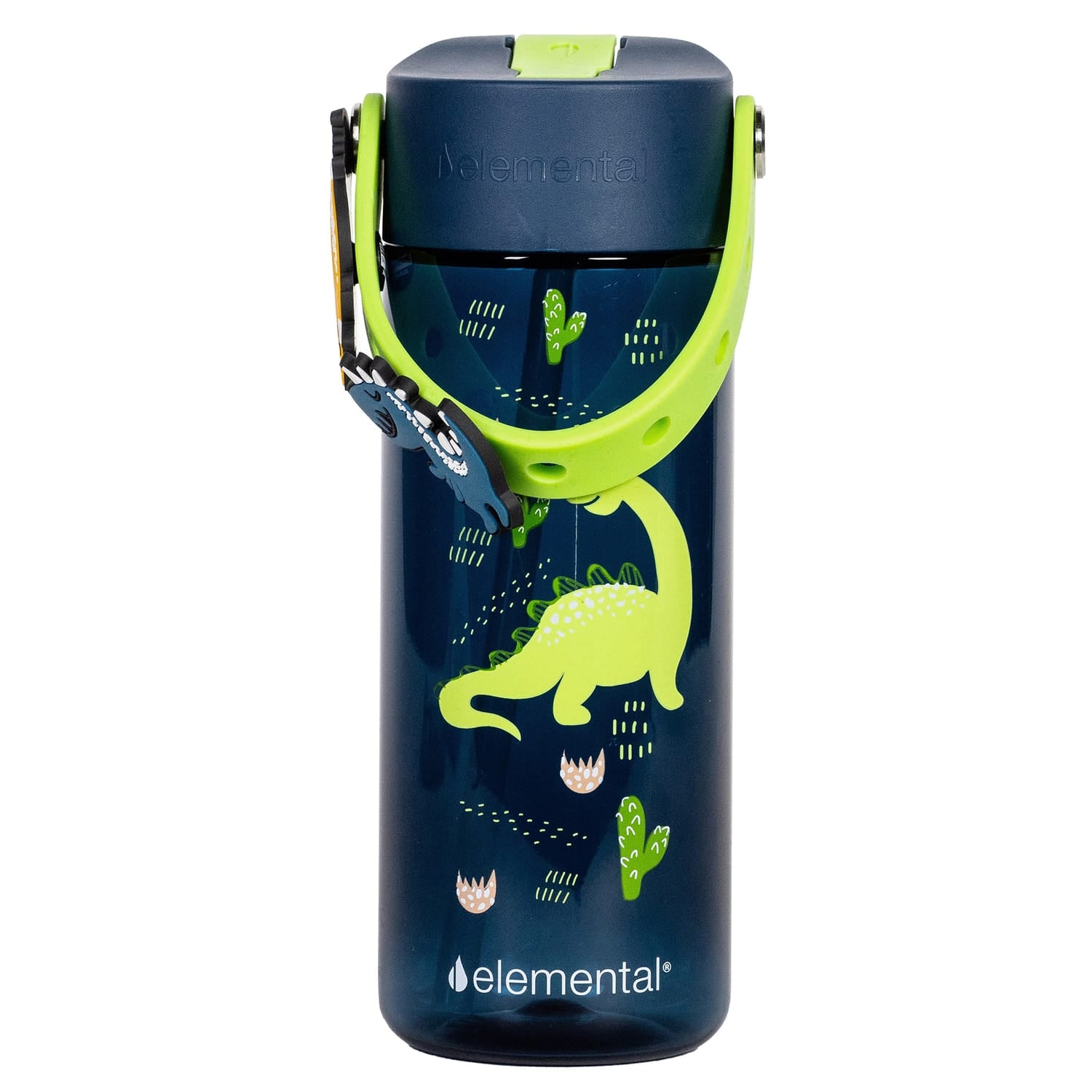 Elemental Splash Charm Tritan Water Bottle, 18 Oz., Dinosaur