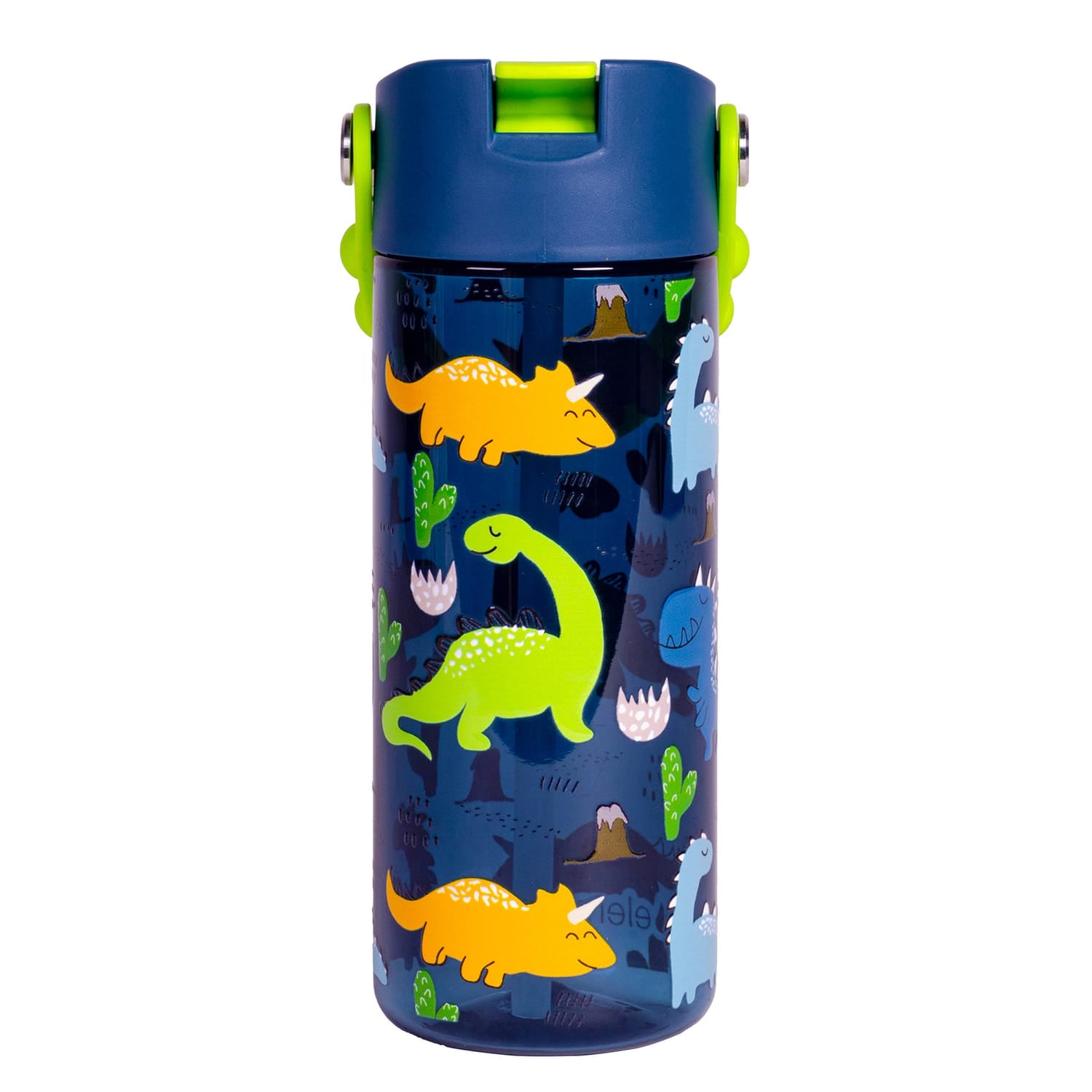 Elemental Splash Pop Tritan Water Bottle, 18 Oz., Dinosaur Navy