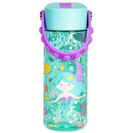 Elemental Splash Pop Tritan Water Bottle, 18 Oz., Mermaid