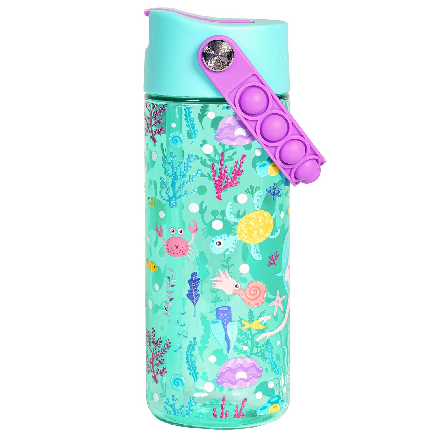 Elemental Splash Pop Tritan Water Bottle, 18 Oz., Mermaid