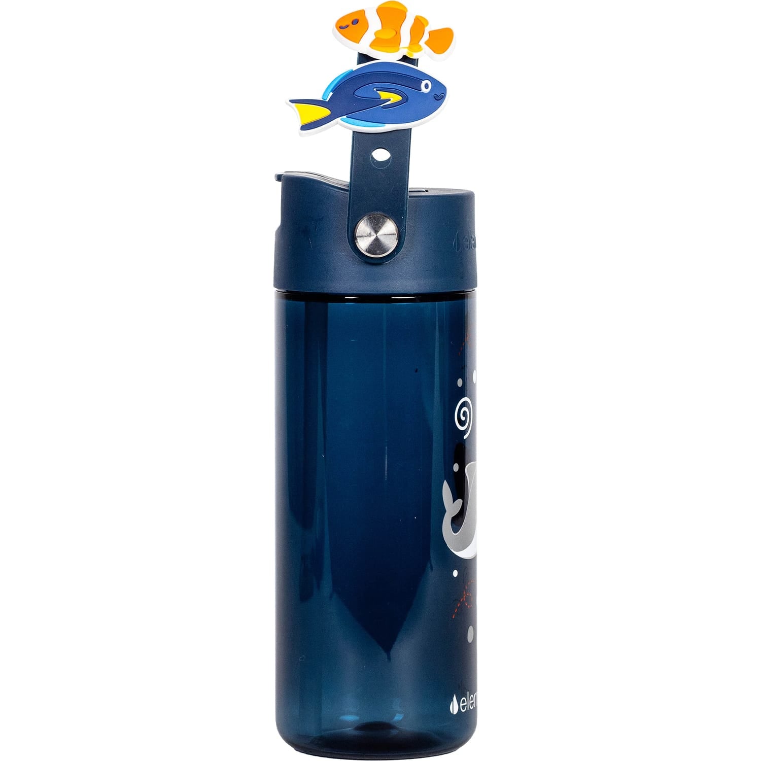 Elemental Splash Charm Tritan Water Bottle, 18 Oz., Shark Friends