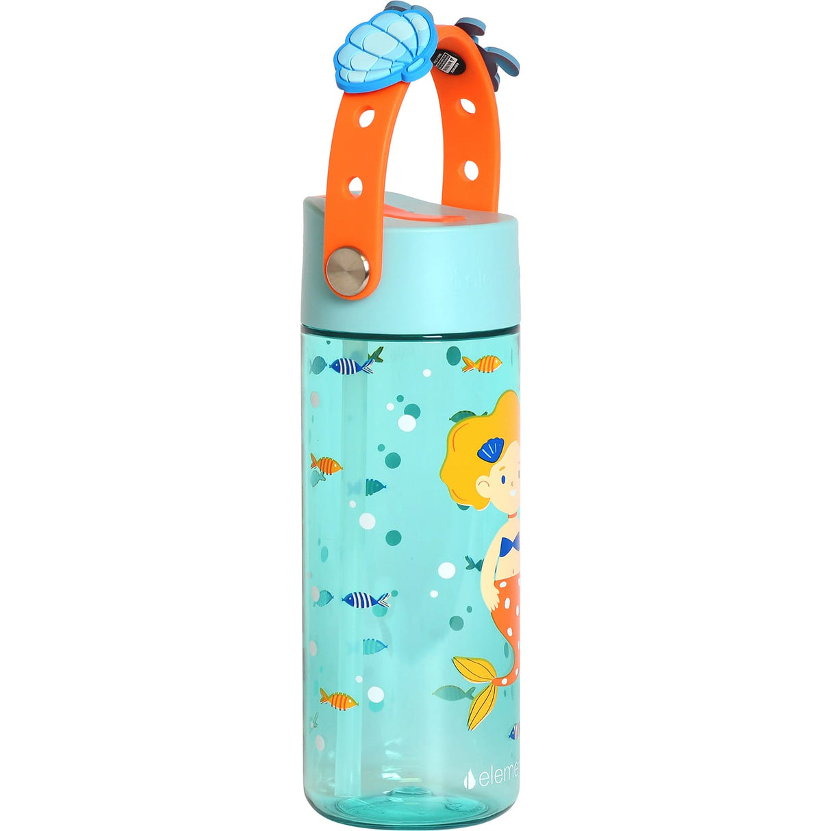Elemental Splash Charm Tritan Water Bottle, 18 Oz., Sunny Mermaid