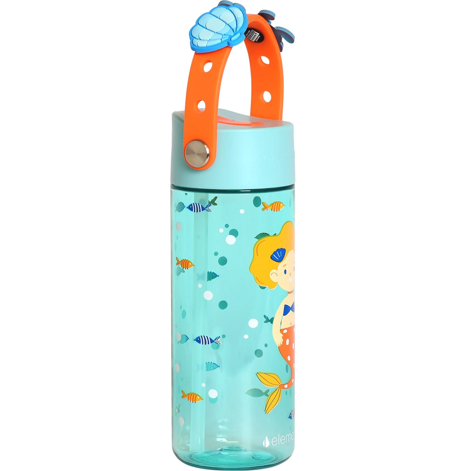 Elemental Splash Charm Tritan Water Bottle, 18 Oz., Sunny Mermaid