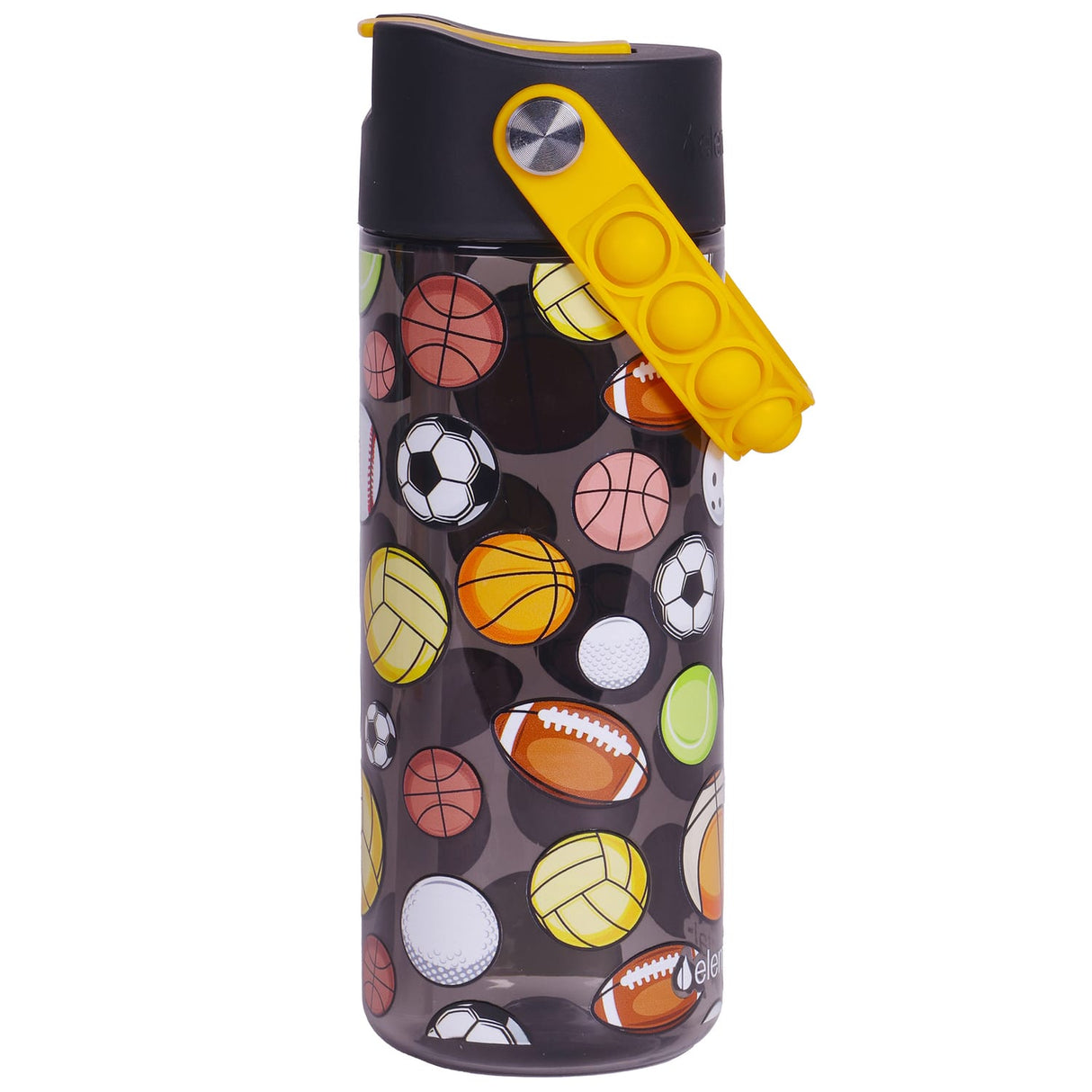 Elemental Splash Pop Tritan Water Bottle, 18 Oz., Sports Ball
