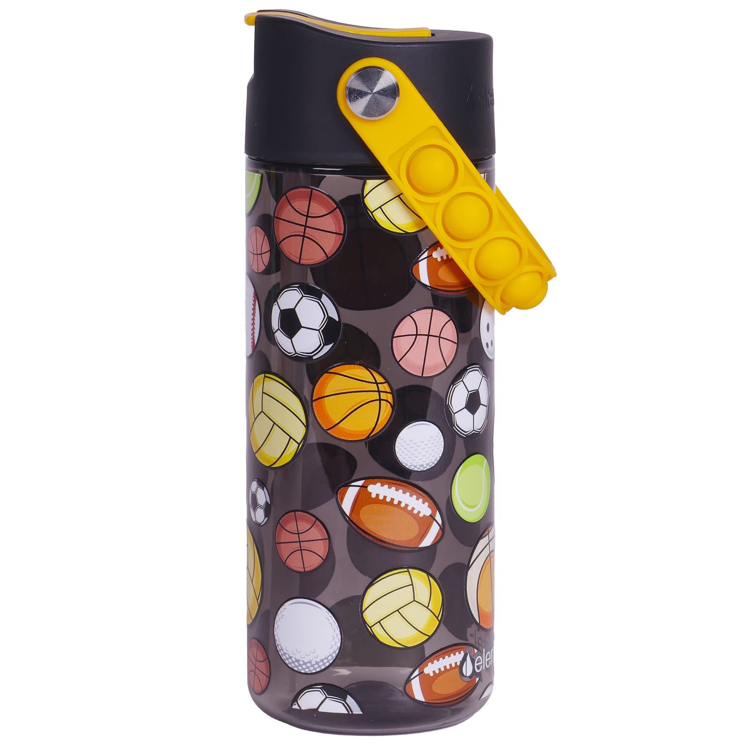 Elemental Splash Pop Tritan Water Bottle, 18 Oz., Sports Ball