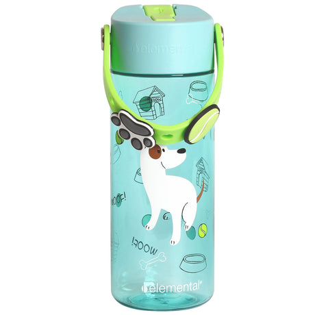 Elemental Splash Charm Tritan Water Bottle, 18 Oz., Pup Pal