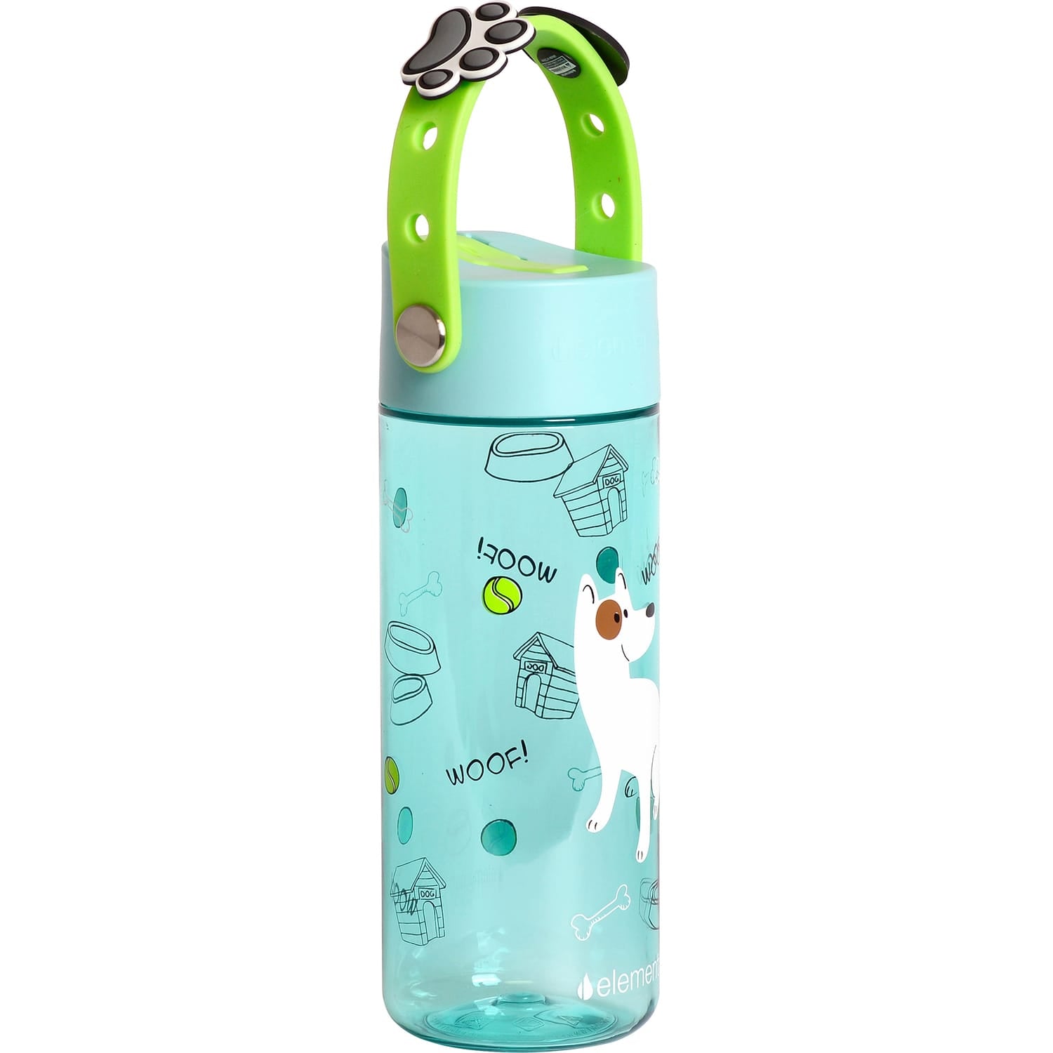 Elemental Splash Charm Tritan Water Bottle, 18 Oz., Pup Pal