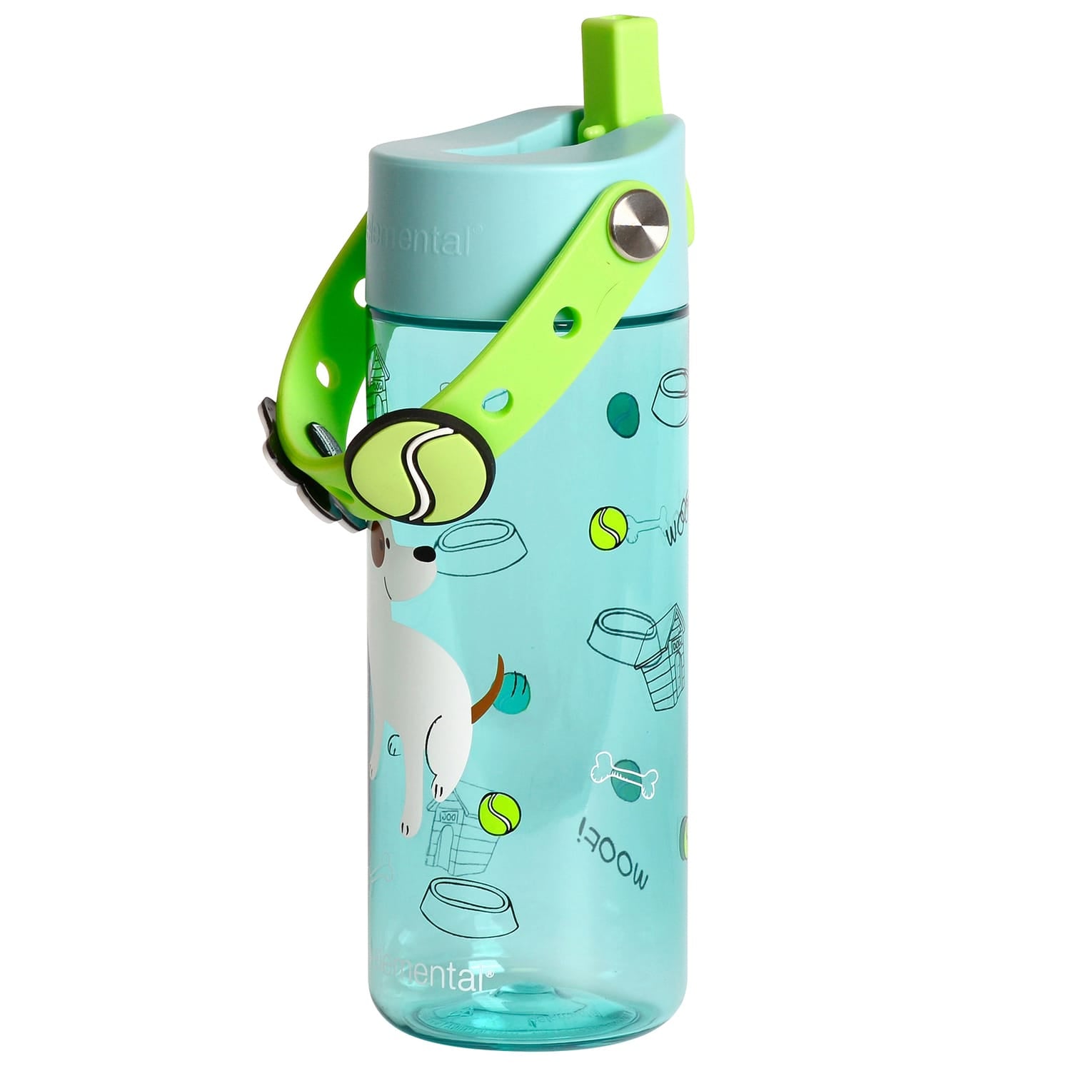 Elemental Splash Charm Tritan Water Bottle, 18 Oz., Pup Pal