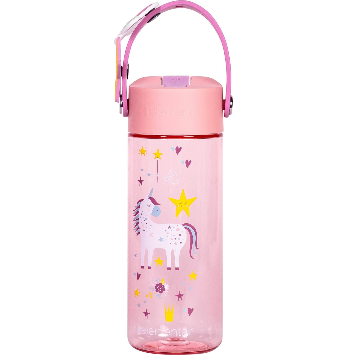 Elemental Splash Charm Tritan Water Bottle, 18 Oz., Unicorn