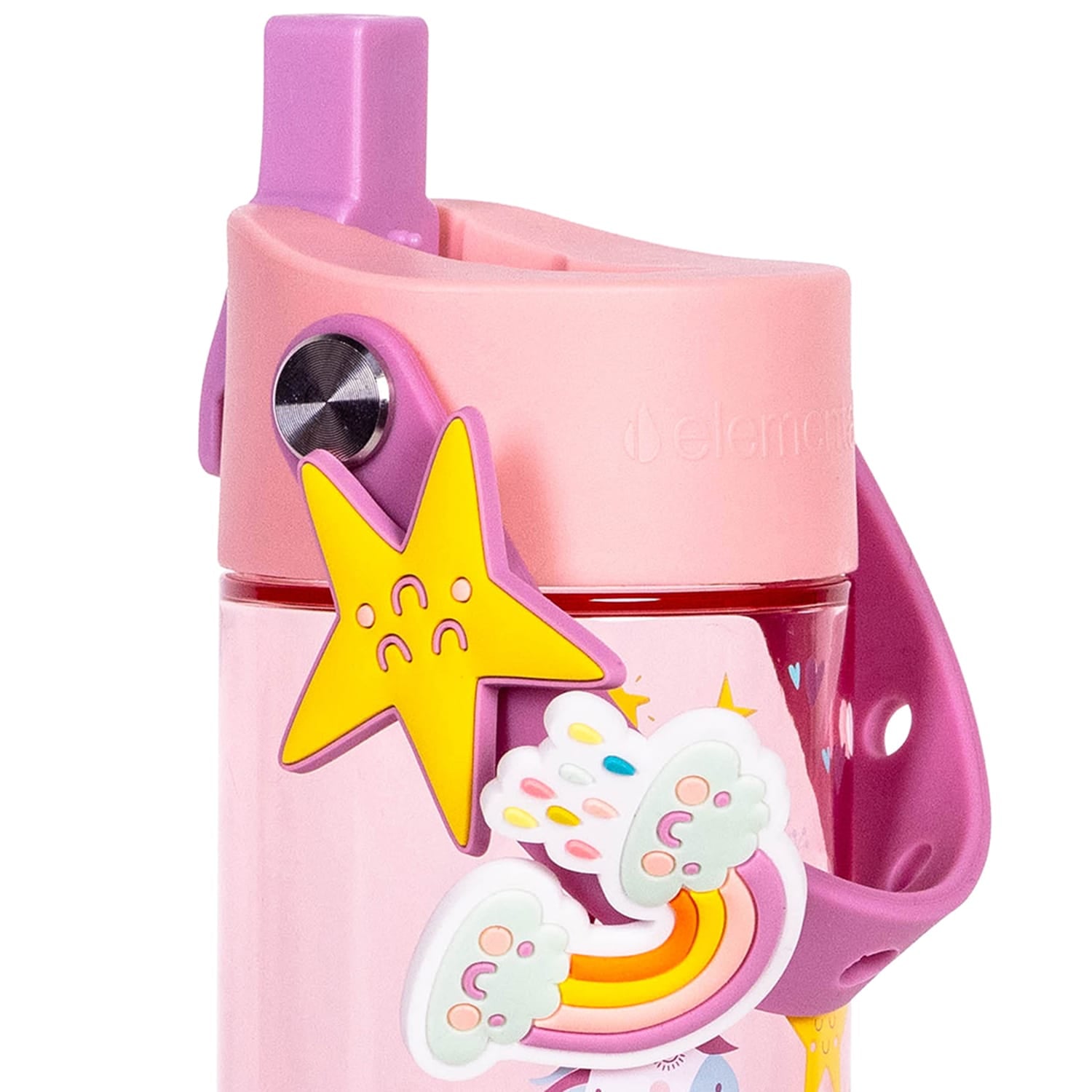 Elemental Splash Charm Tritan Water Bottle, 18 Oz., Unicorn