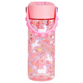 Elemental Splash Pop Tritan Water Bottle, 18 Oz., Pink Unicorn