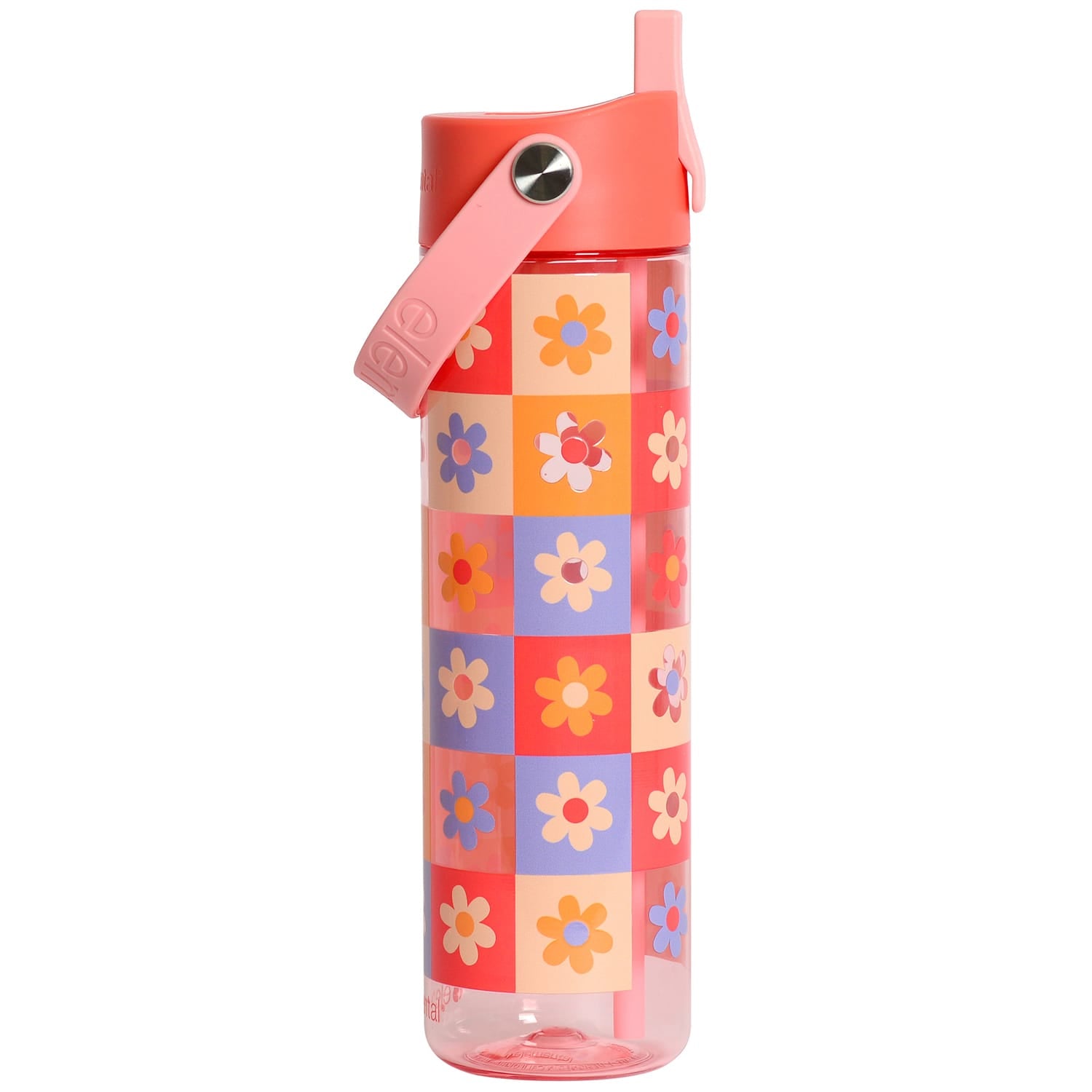Elemental Splash Tritan Bottle, 26 Oz., Checkered Flowers