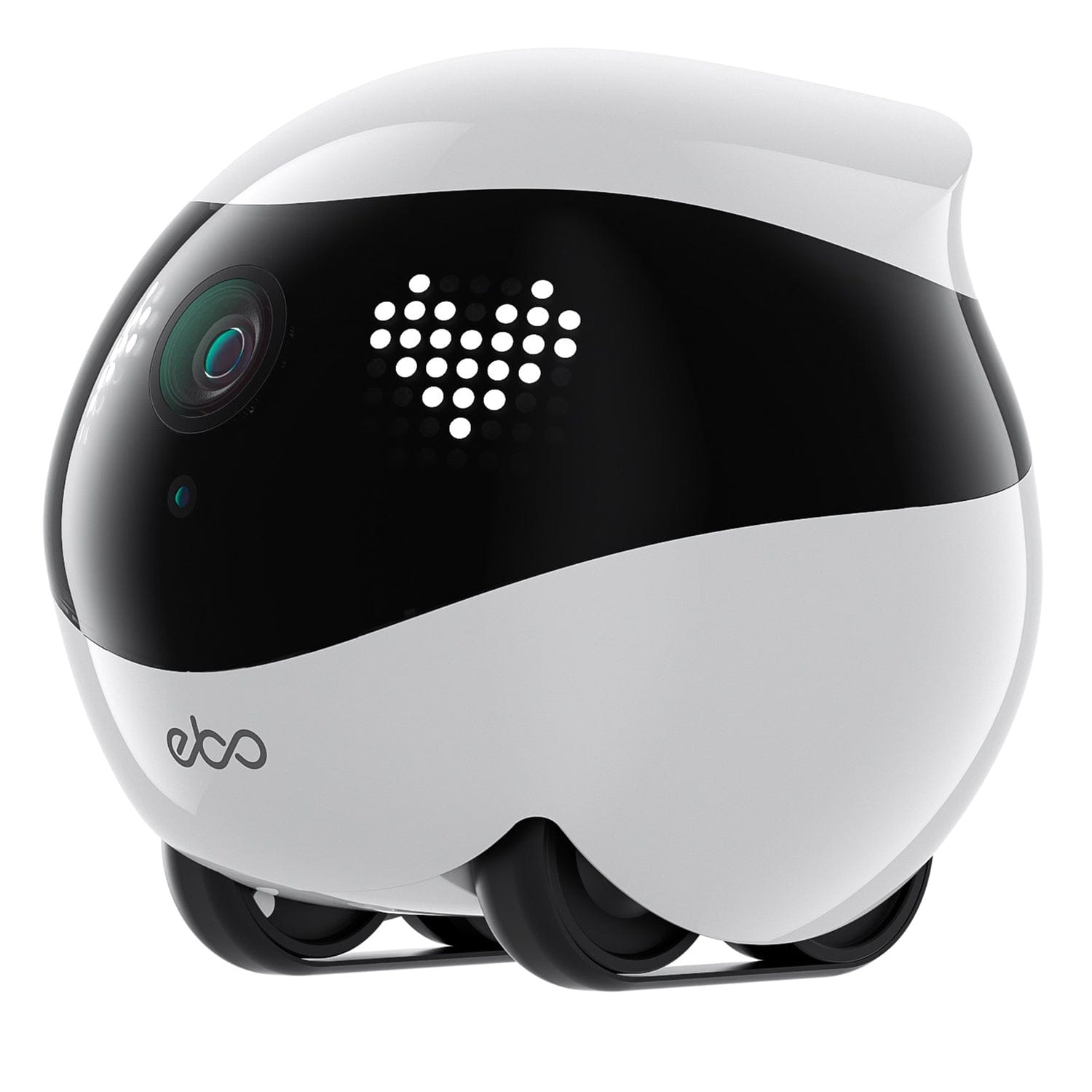 Enabot EBO Air 2 Whole-Home Mobile Robot, with 2K Ultra HD Camera and Remote Monitoring and Control, Dove White