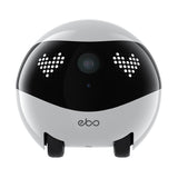 Enabot EBO Air 2 Whole-Home Mobile Robot, with 2K Ultra HD Camera and Remote Monitoring and Control, Dove White