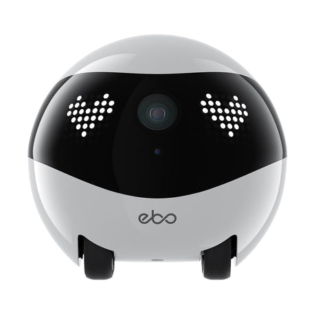 Enabot EBO Air 2 Whole-Home Mobile Robot, with 2K Ultra HD Camera and Remote Monitoring and Control, Dove White