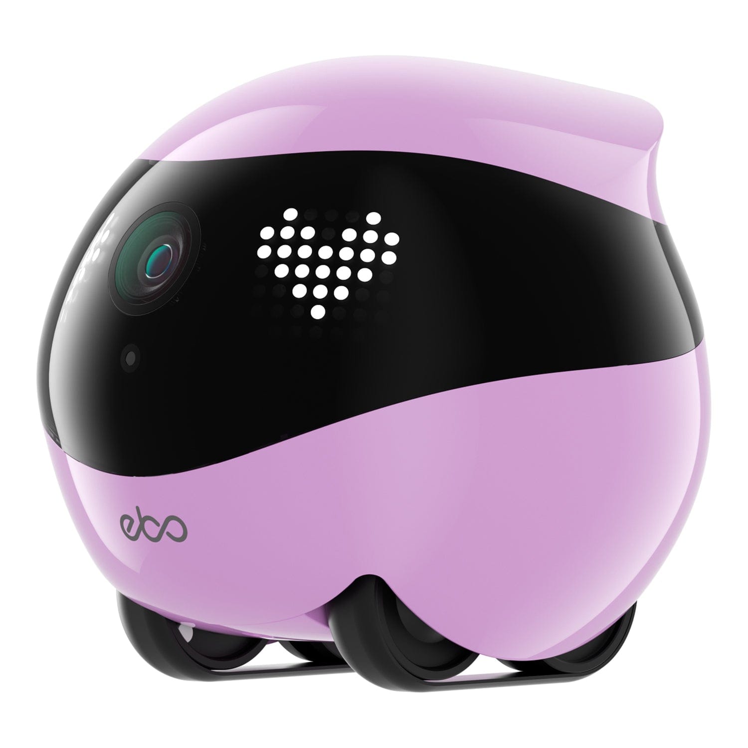 Enabot EBO Air 2 Whole-Home Mobile Robot, with 2K Ultra HD Camera and Remote Monitoring and Control, Robin Pink