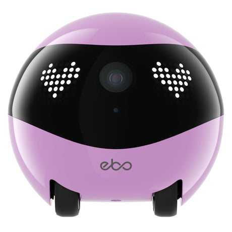 Enabot EBO Air 2 Whole-Home Mobile Robot, with 2K Ultra HD Camera and Remote Monitoring and Control, Robin Pink