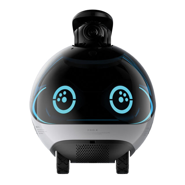 Enabot EBO X Indoor Wi-Fi Moving 4K Smart Home Companion Robot Camera with 2-Way Voice, Smart Mapping, Alexa Built-in, and Fall Detection