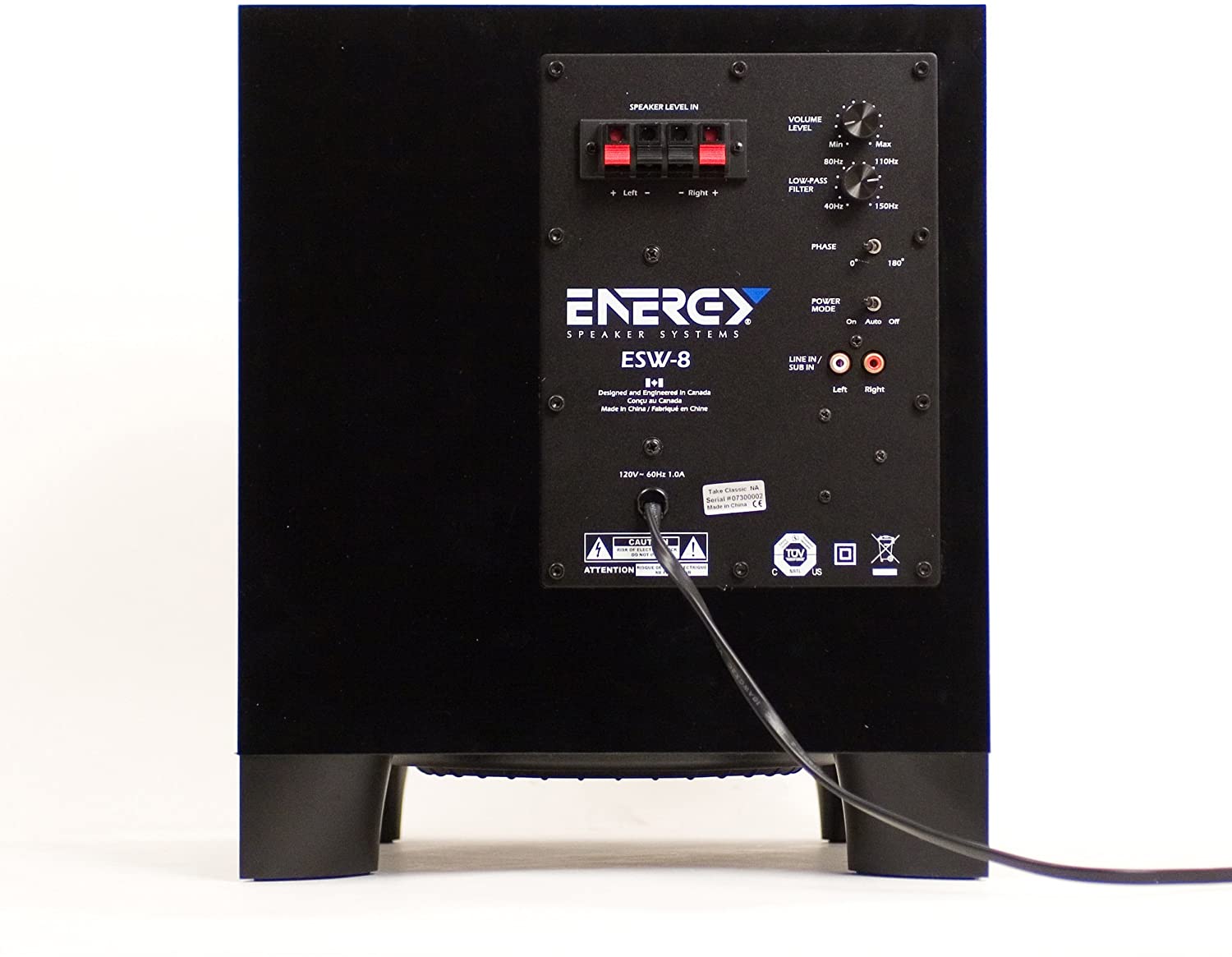 Energy ENERGYT5.1 Energy 5.1 Take Classic Home Theater System, Gloss Black