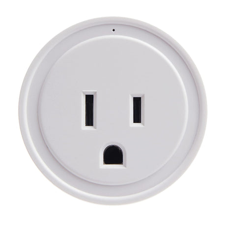 Energizer Connect 1-Outlet Smart Wi-Fi Grounded Wall Plug, EIX3-1003-WHT