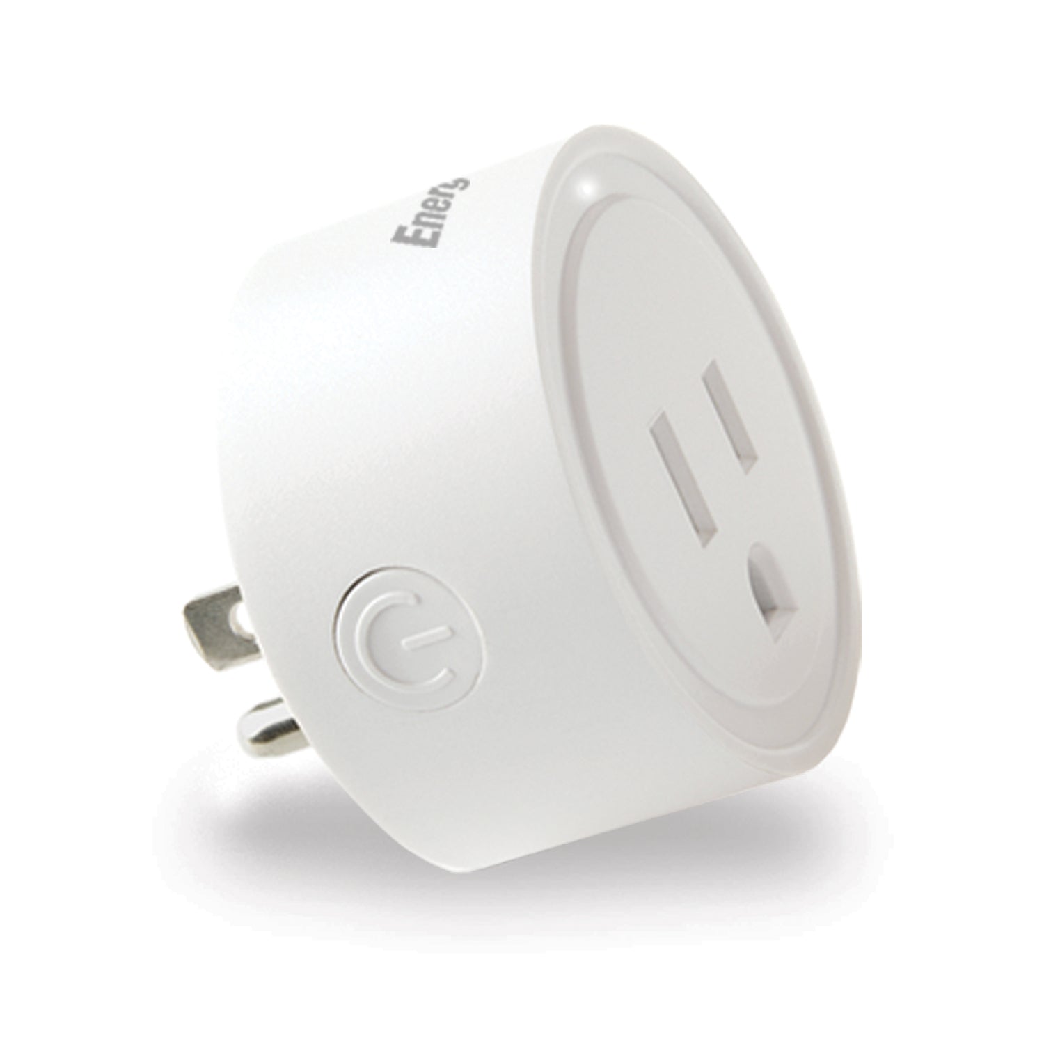 Energizer Connect 1-Outlet Smart Wi-Fi Grounded Wall Plug, EIX3-1003-WHT