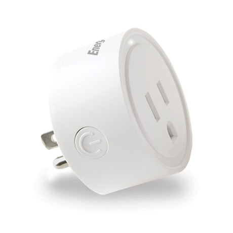 Energizer Connect 1-Outlet Smart Wi-Fi Grounded Wall Plug, EIX3-1003-WHT
