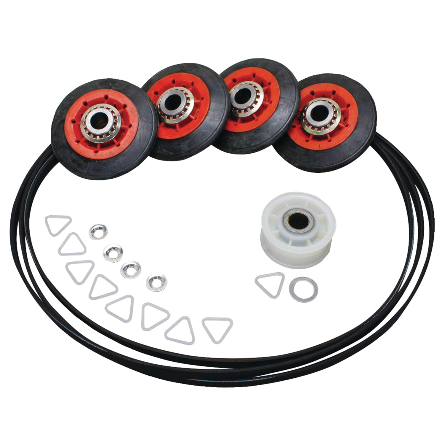 ERP Replacement Dryer Drum Roller/Idler/Belt Kit for Whirlpool Part Number 4392067