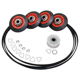 ERP Replacement Dryer Drum Roller/Idler/Belt Kit for Whirlpool Part Number 4392067