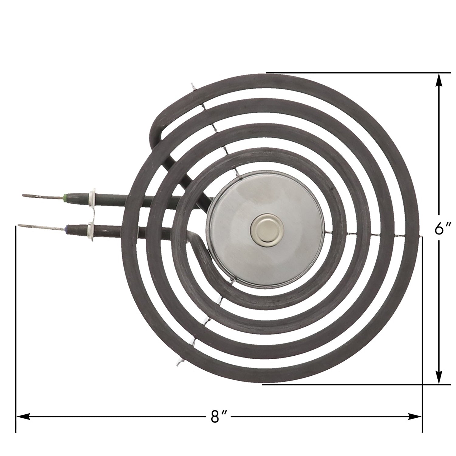 ERP 6-In. 4-Turn Replacement Safety Surface Element for Electric Ranges, Part 5304516160