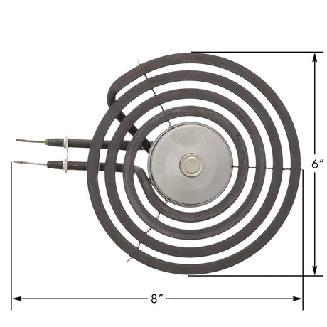 ERP 6-In. 4-Turn Replacement Safety Surface Element for Electric Ranges, Part 5304516160