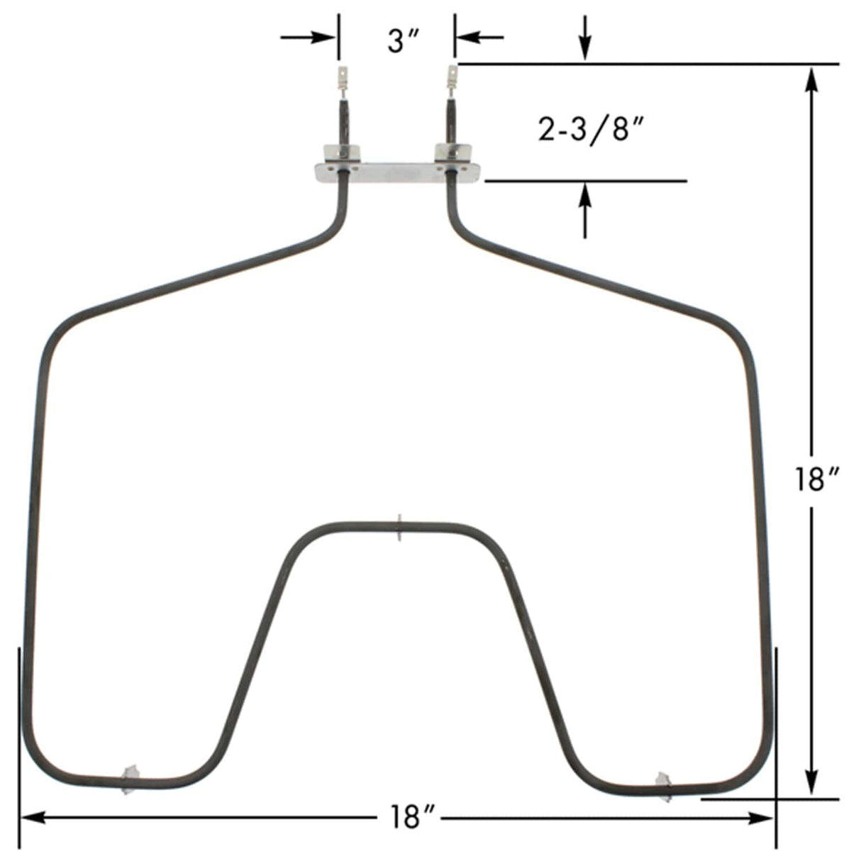 ERP Replacement Bake Element for GE Part Number WB44K10005