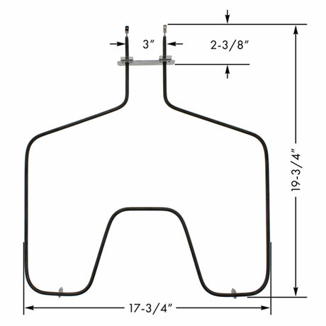 ERP Replacement Bake Element for GE Part Number WB44T10010