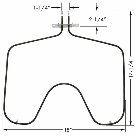 ERP Replacement Bake Element for GE Part Number WB44X5082