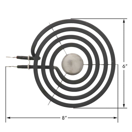 ERP Replacement 6-In. 4-Turn Surface Range Element for GE Part Number WB30T10078