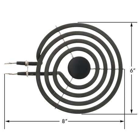 ERP Replacement 6-In. 4-Turn 1500-Watt Range Surface Element, S46Y15